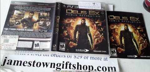 Deus Ex Human Revolution Used PS3 Video Game