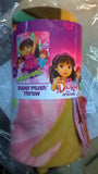 Dora The Explorer Hola Amigas 46 by 50 inch Plush Blanket