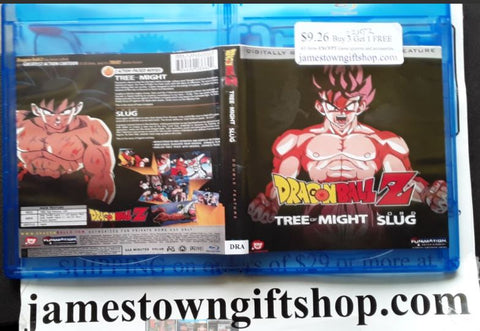 Dragon Ball Z Double Feature Tree of Might & Lord Slug Blu Ray Movie USED