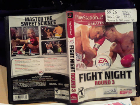 Fight Night Round 3 Boxing USED PS2 Video Game