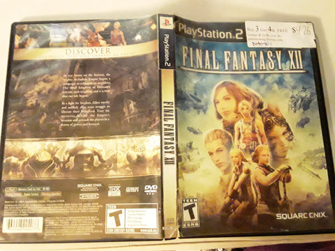 Final Fantasy XII USED PS2 Video Game