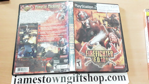 Firefighter F.D.18 Playstation 2 USED PS2 Video Game