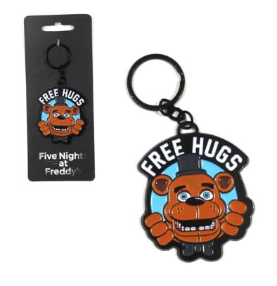 Five Nights At Freddy's Free Hugs Fazbear Metal Keychain