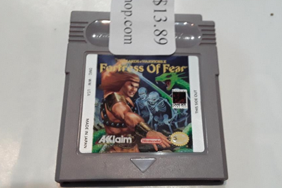 Fortress of Fear Used Original Gameboy Video Game