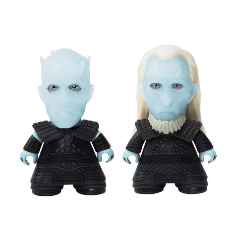 GAME OF THRONES TITANS 3 Inch TWIN PACK NIGHT KING AND WHITE WALKER TOY Figurine