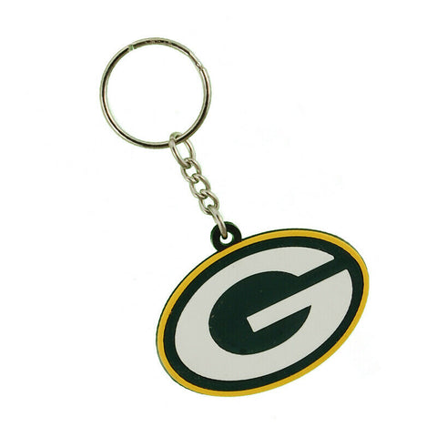 Green Bay Packers NFL VInyl Logo Keychain