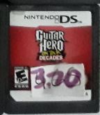 Guitar Hero On Tour Decades Used Nintendo DS Video Game Cartridge
