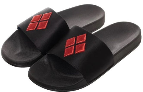 Harley Quinn Logo Satin Slide Medium Slippers