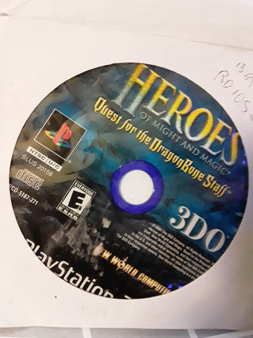 Heroes of Might and Magic Quest for the Dragon Bone Staff USED PS2 Video Game