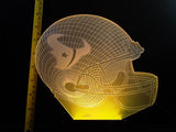 Houston Texans NFL JUMBO 9x8 inch Color-Changing LED Helmet Night Light Lamp