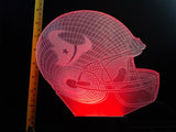 Houston Texans NFL JUMBO 9x8 inch Color-Changing LED Helmet Night Light Lamp