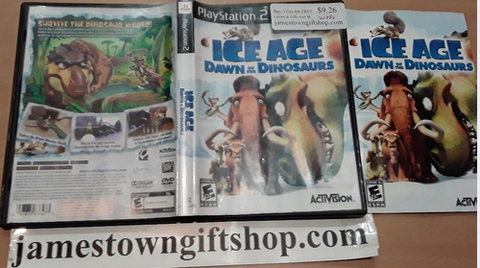 Ice Age Dawn of the Dinasaurs Used PS2 Video Game