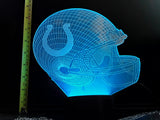 Indianapolis Colts NFL JUMBO 9x8 inch Color-Changing LED Helmet Night Light Lamp