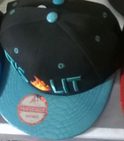 It's Lit Flat Brim Baseball Cap Hat in Various Colors