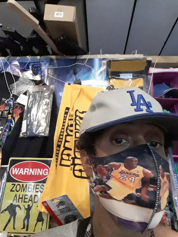 Kobe Bryant Los Angeles Lakers NBA Face Mask