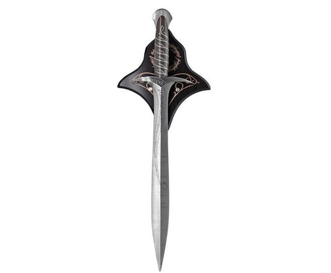 Lord of the Rings 440 Stainless Steel Sword with Plaque FREE SHIPPING