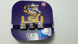 LSU Tigers NCAA Silicone Charm Bracelet