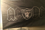 Las Vegas Raiders NFL AC DC  Flag 3ft x 5ft Polyester