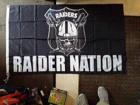 Oakland Raiders Banner Flag