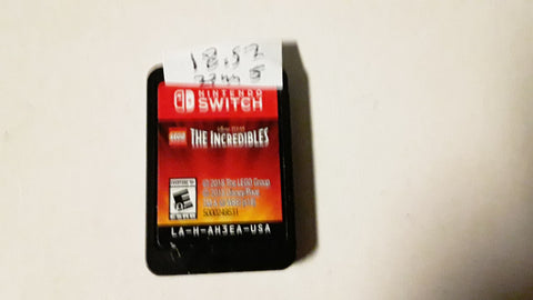 Lego The Incredibles Used Nintendo Switch Video Game