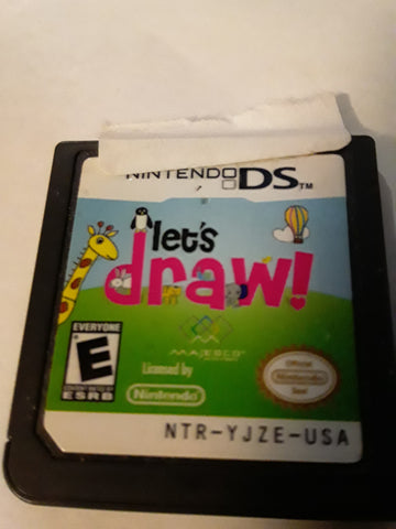 Let's Draw Used Nintendo DS Video Game Cartridge