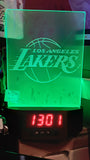 ***50OFF*** Los Angeles Lakers NBA Color-Changing LED Military Time Clock Night Light Lamp