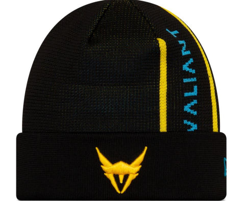 Los Angeles Valiant New Era Overwatch League Cuffed Knit Black Hat
