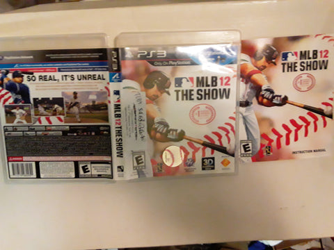 MLB 12 the Show 2012 Baseball Used PS3 Video Game