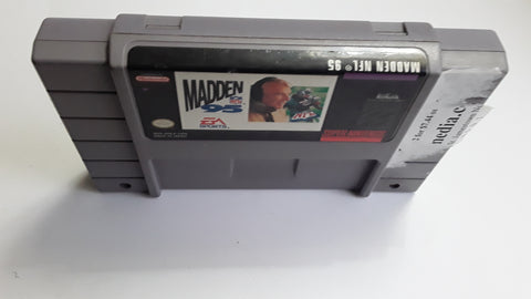 Madden NFL 95 SNES Used Super Nintendo Video Game