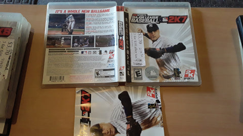 Major League 2K7 Baseball 2007 Used PS3 Video Game
