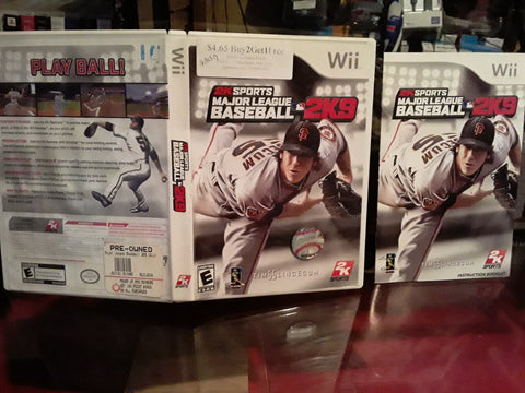Major League Baseball 2K9 Used Nintendo Wii Video Game
