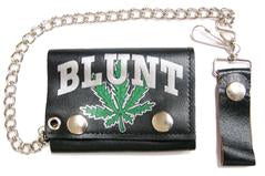 ***50OFF*** Marijuana Blunt Chain Leather Wallet