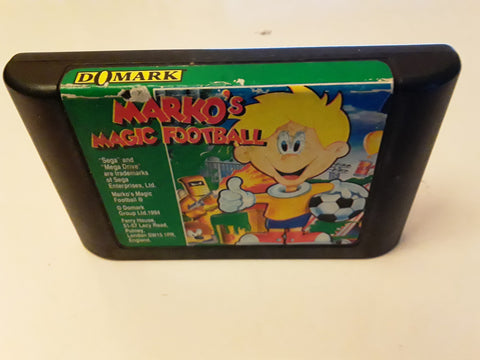 Marko's Magic Football Soccer Used Sega Genesis Video Game