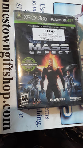 Mass Effect 1 Platinum Hits BRAND NEW (Damaged Case) Xbox 360 Video Game