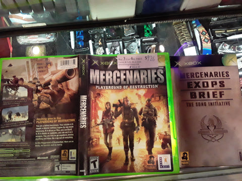 Mercenaries Used Original Xbox Video Game