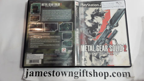 Metal Gear Solid 2 Sons of Liberty Used PS2 Video Game