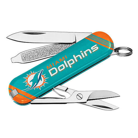 Miami Dolphins NFL Essential 7-Function Pocket Knife Multi-Tool