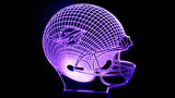Miami Dolphins NFL MINI 6 inch Color-Changing LED Helmet Night Light Lamp