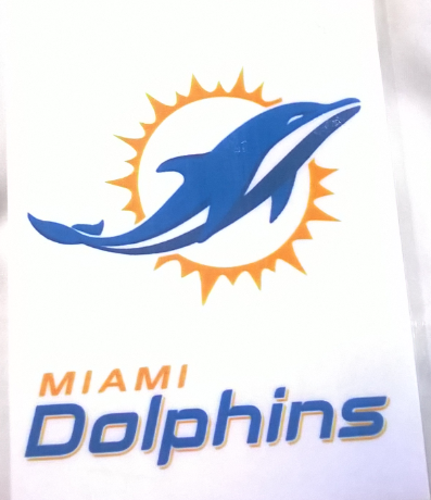 Miami Dolphins Logo 5.5 Inch Sticker