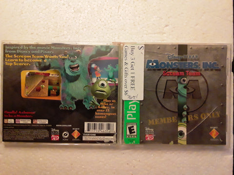 Monsters Inc. Used Playstation 1 Game