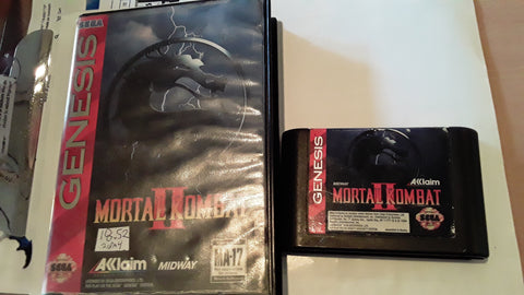 Mortal Kombat II Used Sega Genesis Video Game