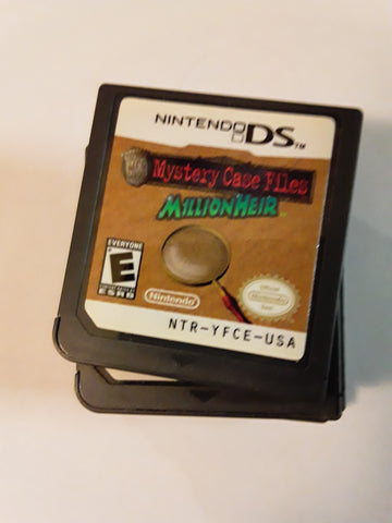Mystery Case Files Millionheir Used Nintendo DS Video Game Cartridge