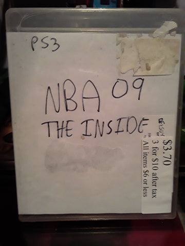 NBA 09 The Inside Basketball 2009 Used PS3 Video Game