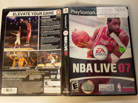 NBA Live 07 Basketball 2007 USED PS2 Video Game