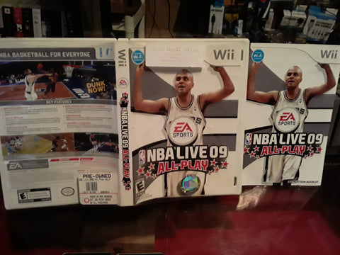 NBA Live 09 All-Play Used Nintendo Wii Video Game