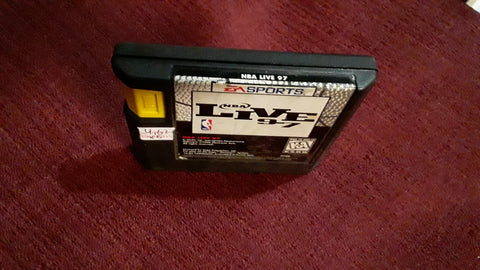NBA Live 97 Basketball Used Sega Genesis Video Game Cartridge
