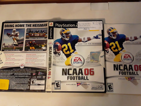 NCAA Football 06 USED PS2 Video Game