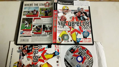 NFL QB Club 2002 Used PS2 Video Game
