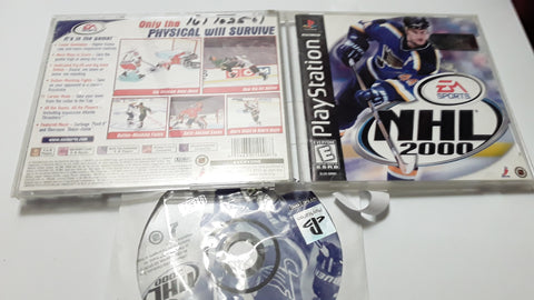 NHL 2000 Hockey Used Playstation 1 Video Game