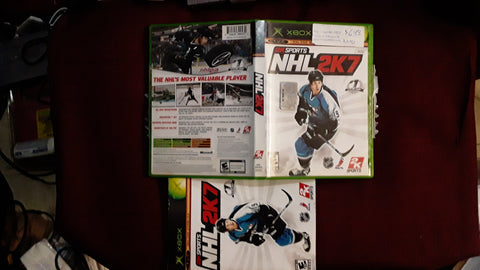 NHL 2K7 Hockey Used Original Xbox Video Game